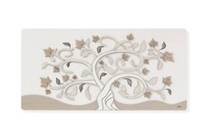 Quadro moderno albero della vita stilizzato in legno 120x60 taglio laser AB047