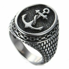 Anello uomo acciaio inox - uomo,