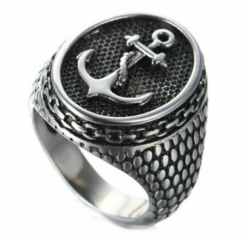 Anello uomo acciaio - anello,