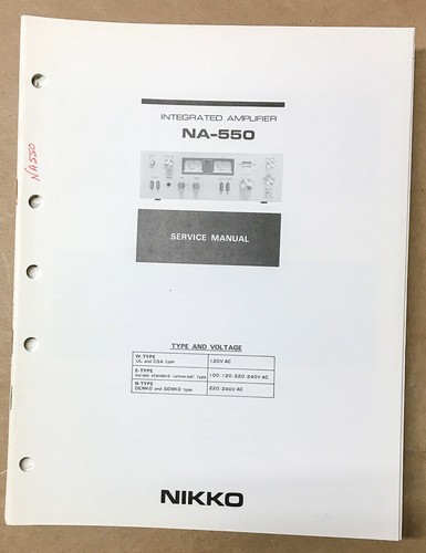 Nikko 550 amplificatore - nikko, na-550