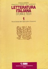 LIBRO     LETTERATURA ITALIANA