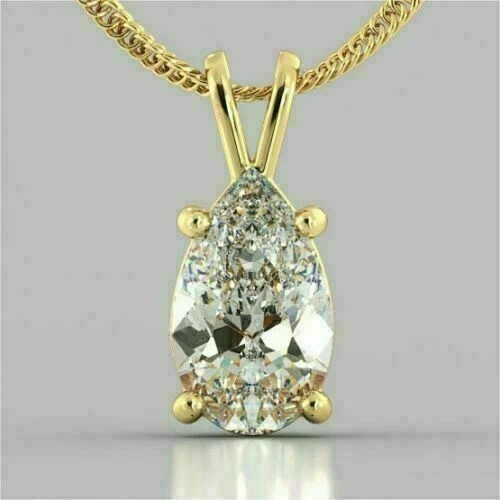 Ciondolo solitario diamante