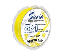 Lenza da Pesca Treccia Sicata 150 m X8 + 1 Giallo Diamante Extra Forte...