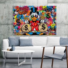 Dagobert Duck, graffiti - pop