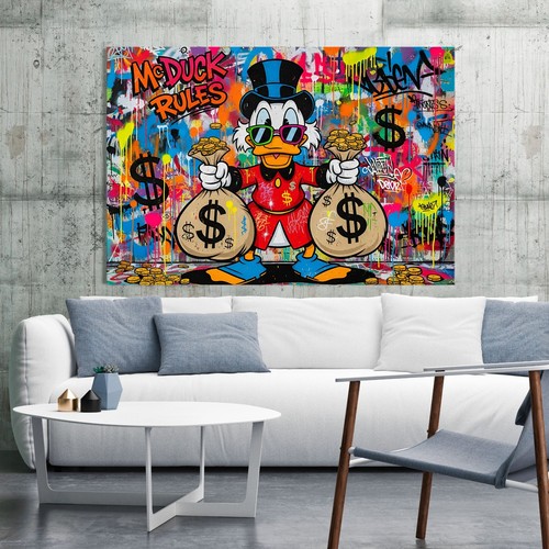 Dagobert duck graffiti pop - graffiti,