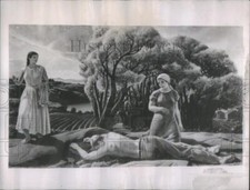 1936 Foto Stampa Leun Kroll Artista Maricano Carnegie Institute Premiato Cove Art