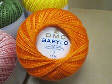 COTONE PER UNCINETTO BABYLO DMC  N 5 VARI COLORI PER COPERTINE  TOP PRESINE 