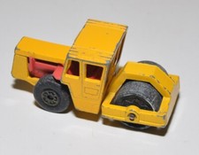 Matchbox Lesney N° 72 Rullo Bomag Road Roller 1-75 giallo scala 1:76 1979