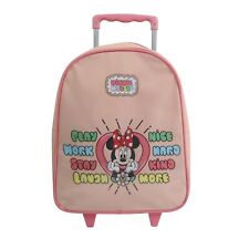 Zaino Trolley Minnie Asilo 40 cm con Rotelle 150502 Disney