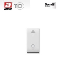 INTERRUTTORE 2P 16AX ILLUMINABILE AVE SERIE DOMUS 441010.