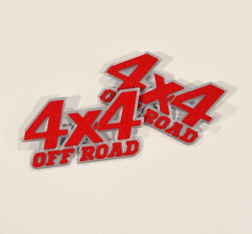 Fregi logo 4x4 off - road, per