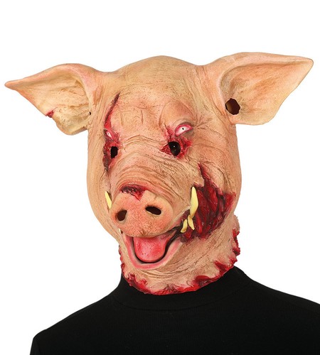 Halloween maschera maiale - halloween,