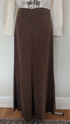 Gonna midi zara marrone - midi,