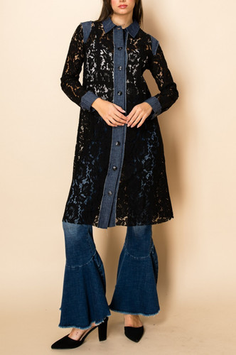 Cardigan spolverino giacca - 1x,