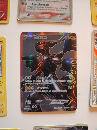 Carta pokemon zekrom 114 - pokemon,