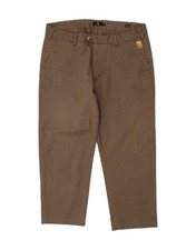 MARINA MILITARE Mens Slim Fit Chino Trousers IT 54 2XL W38 L26 Brown SA05