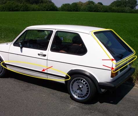 Decalcomanie per carrozzeria