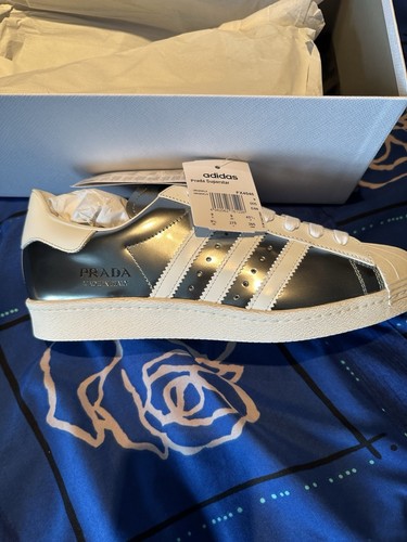 Adidas superstar prada silver - adidas,