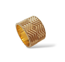 Anello fascia larga Filigrana