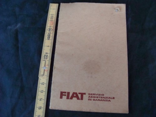 Manuale libretto assistenza - manuale,