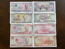Lot set 4 BILLETS DE BANQUE
