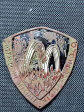 ORGINALE Scudetto Battaglione Speciale Vigili del Fuoco VVF Pompieri Boeri Roma 