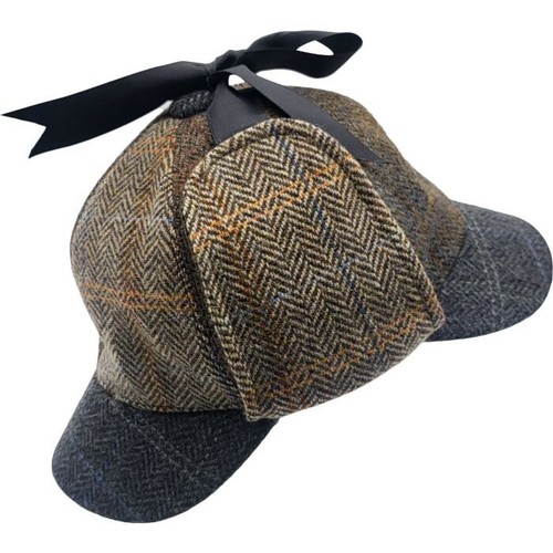 Cappello patchwork tweed