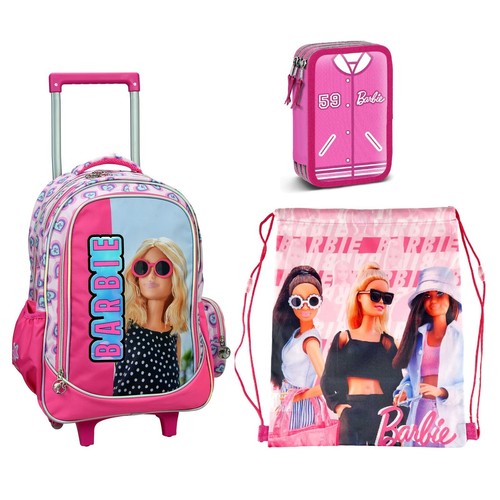Barbie set zaino trolley - barbie,