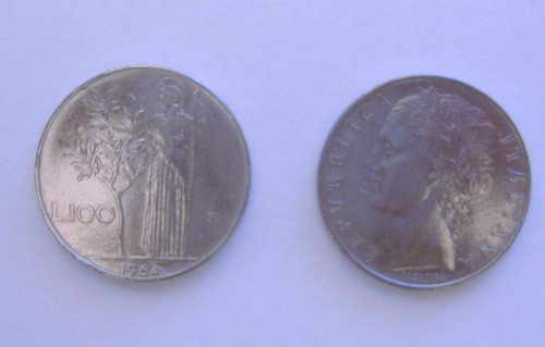 Italia moneta 100 lire - italia/,