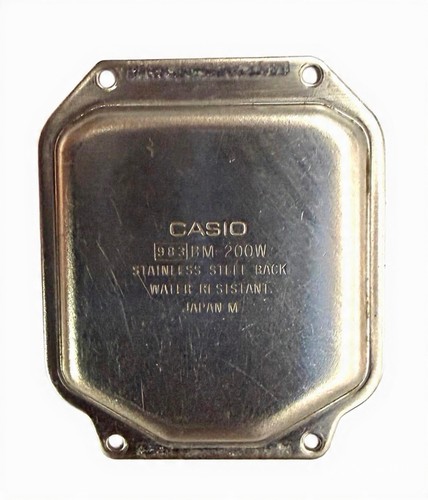 Fondo tapa luneta reloj casio - reloj,