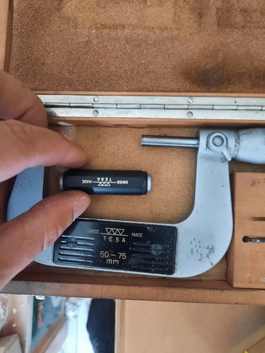 Tesa micrometer 75mm - 50-75mm, with