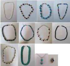 Collane bigiotteria, 50% di sconto, pietre, perle di vetro, metallo