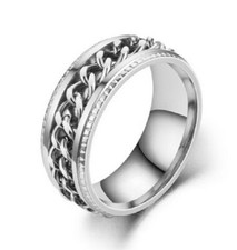 Anello uomo effetto catena - uomo,