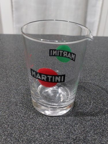 Martini vintage glass - glass, dosatore
