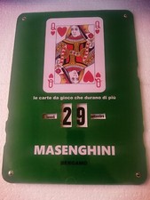 CALENDARIO PERPETUO PARETE CARTE GIOCO MASENGHINI