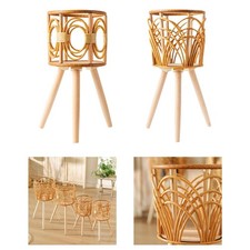 Cesto in rattan, fioriera da
