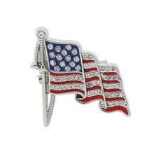 Spilla gioiello bandiera