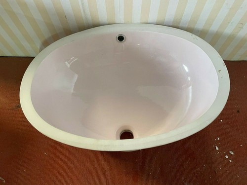 Lavabo colore rosa sottopiano - lavabo,