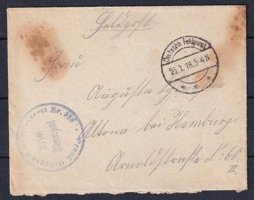 Germania 1918 posta campo - germania,