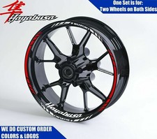 Suzuki Hayabusa Decalcomanie Ruote Adesivi Cerchi Strisce GSX GSXF GSX1300R 1...