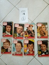 LOT 8 magazines tv 1973 télé poche-Jean richard/sacha distel/Michel drucker... 
