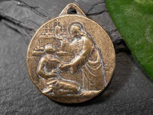 Ciondolo medaglia oro - casa, di