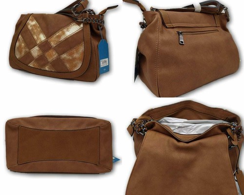 Borsa donna sacca con pattina