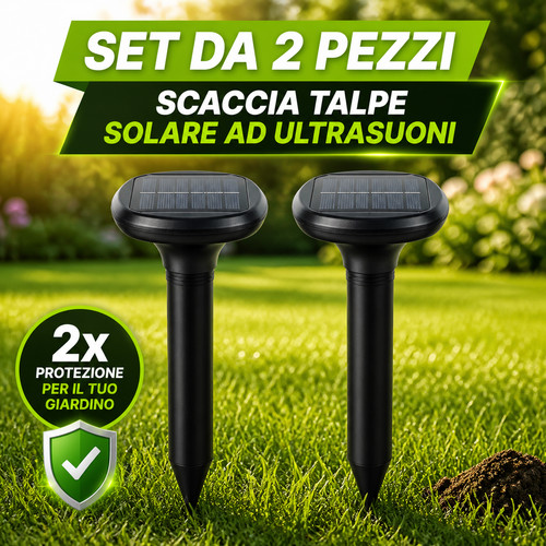 Scaccia talpe solare - solare, ad
