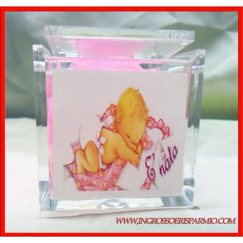 Scatola plex rosa - plex,