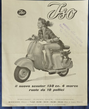 ISO SCOOTER 150 BROCHURE ORIGINALE CON CARATTERISTICHE TECNICHE