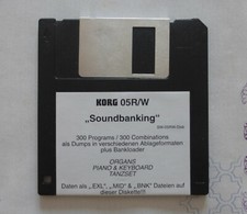 Korg 05r soundbanking - 05r/w,