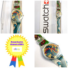 Swatch Gent Nuovo Green Dragon