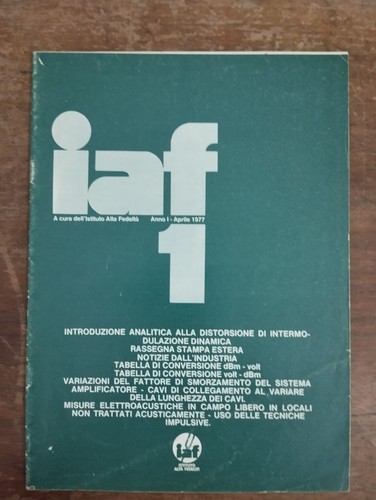1979 iaf anno i aprile - iaf,