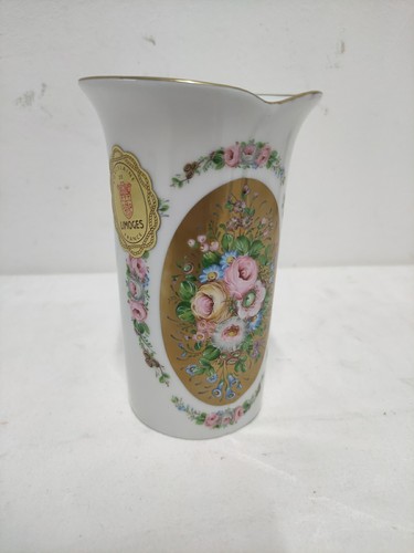 Vaso porcellana limoges france - vaso,